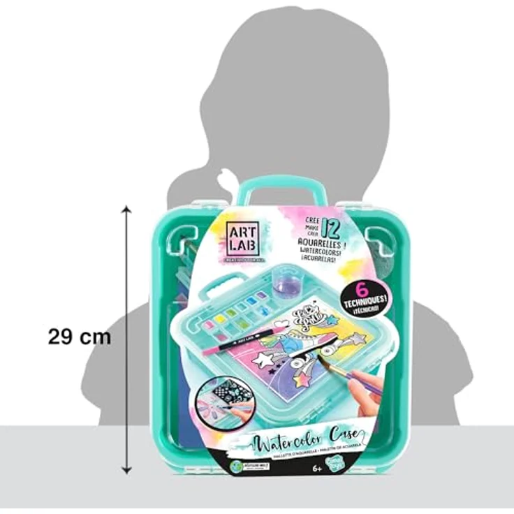 Canal Toys Wasserfarbenset Water Color Case, bunt, für Kinder ab 6 Jahren – Bild 11