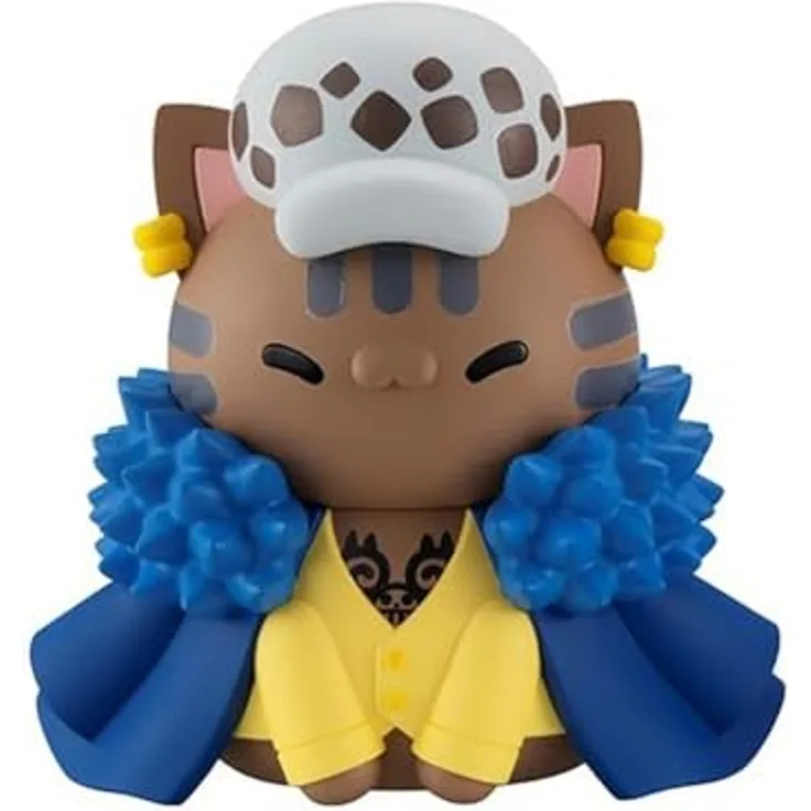 Megahouse One Piece Trafalgar Law, Nyanto! Sammelfigur, ca. 10 cm hoch, offiziell lizenziert