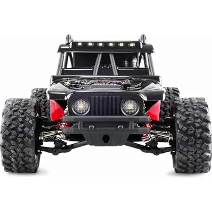 AMEWI Hyper GO Desert Buggy brushless 4WD 1:14 RTR schwarz/rot inkl. Ersatzteile + 2. Satz Räder, 55 km/h, 2S 3000 mAh LiPo Akku, Einsteiger – Bild 5