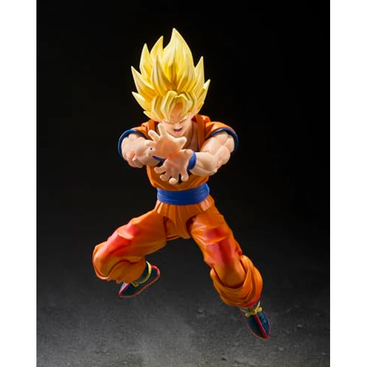 Bandai Dragon Ball Z S.H.Figuarts Actionfigur Super Saiyan Son Goku The Games Begin Ver., 15 cm, detailreich inkl. Zubehör – Bild 7