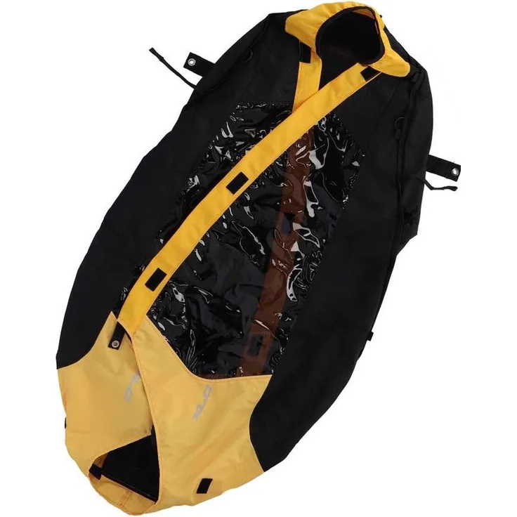 XLC Mono S, Kinderanhängerhaube für Veloanhänger, schützend, ergonomisch, mit Reflektoren, einfache Installation