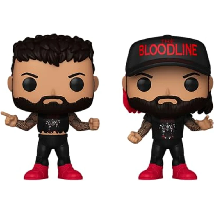 Funko Pop! WWE: Jey USO - (USO Bros) Brothers 2PK - Vinyl-Sammelfigur - Geschenkidee - Offizielle Handelswaren - Spielzeug Für Kinder und Erwachsene - Sports Fans - Modellfigur Für Sammler – Bild 2