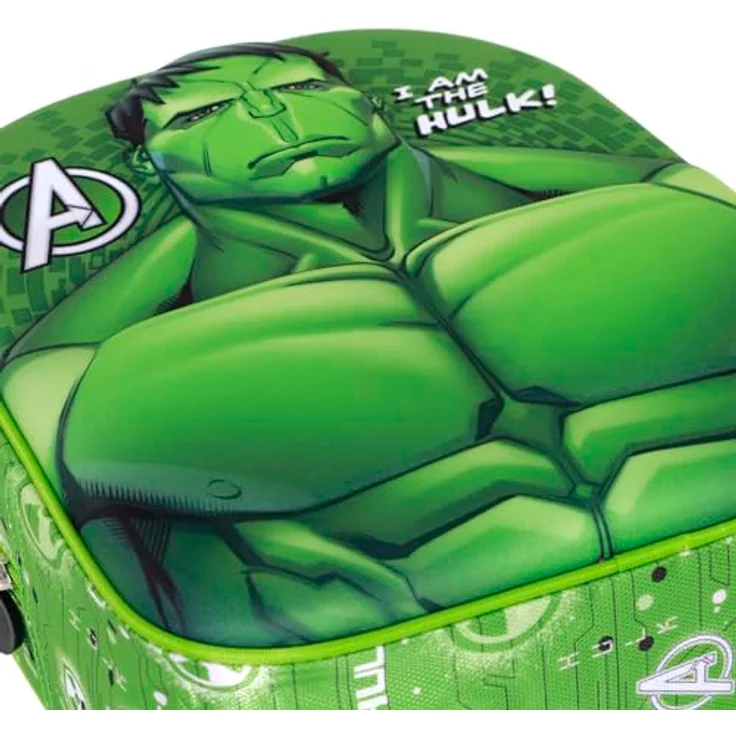 Marvel Hulk Rage-Elite 3D Rucksack, Kindergartenrucksack mit gepolstertem Rücken und Schultergurten, Grün, 25 x 30 cm, Kapazität 7 L – Bild 4