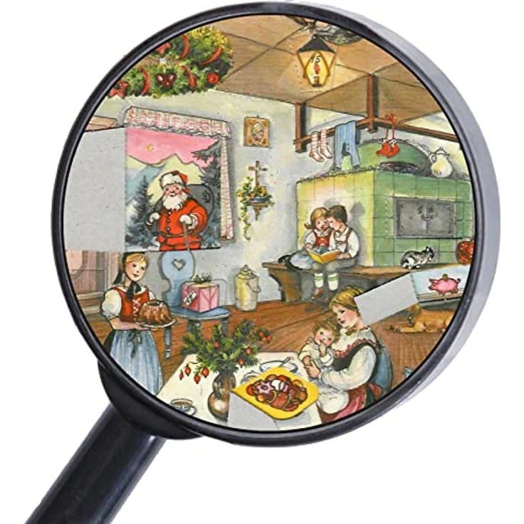 Richard Sellmer Verlag Adventskalender "Weihnachten in der Stube", nostalgischer Weihnachtskalender mit 24 tollen Bildern, Format A4 – Bild 3
