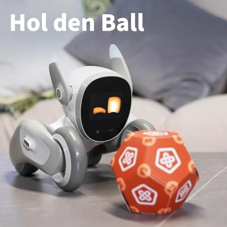 Loona KEYI Premium Haustier-Roboter mit Ladestation, AI ChatGPT-4o, Stimmen- & Gestensteuerung, Echtzeit-Interaktion, Heimüberwachung, Schwarz – Bild 4