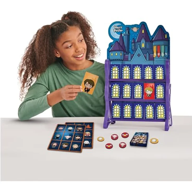 Spin Master Harry Potter Hogwarts Spielesammlung, 8 Brettspiele für 2-4 Spieler mit magischen Motiven und Klassikern – Bild 4