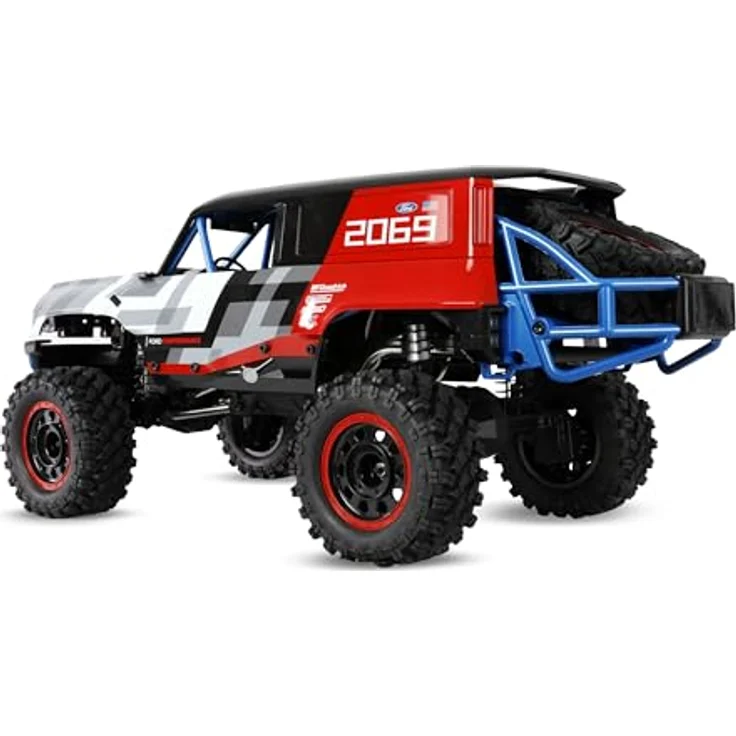 Amewi Hyper GO Ford Bronco Baja 1000, 1:12 Brushless RC Crawler mit 3500KV Motor, robustem Antriebsstrang und schaltbarer LED-Beleuchtung, RTR_ready-to-run – Bild 5