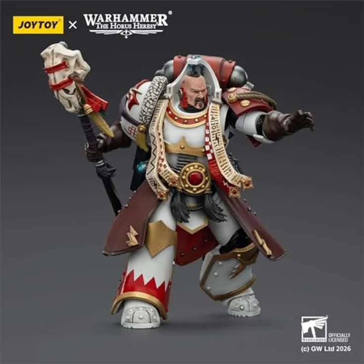 JOYTOY Warhammer 40,000 Actionfigur White Scars Stormseer Consul mit Force Staff und Bolt Pistol, 12 cm, beweglich – Bild 5