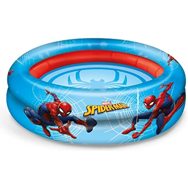 Mondo Toys - SPIDERMAN | 2 Rings Pool - aufblasbares Baby-Pool - 2 Ringe - Durchmesser 100 cm - +10 Monate - 16914