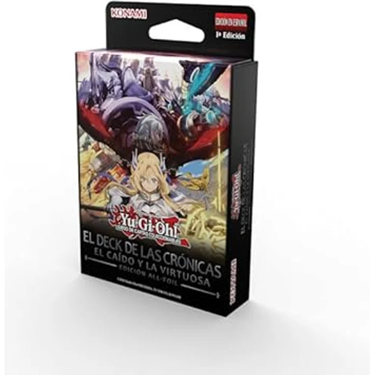 Konami Yu-Gi-Oh! The Chronicles Deck: The Fallen & The Virtuous, Sammelkartenspiel mit strategischen Charakteren und Spezialkarten – Bild 2