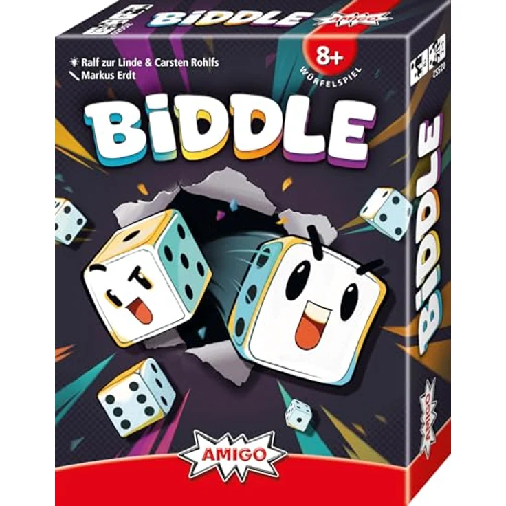 AMIGO Biddle, semi-kooperatives Brettspiel mit dynamischen Teams und leichten Spielregeln, ab 8 Jahre – Bild 1