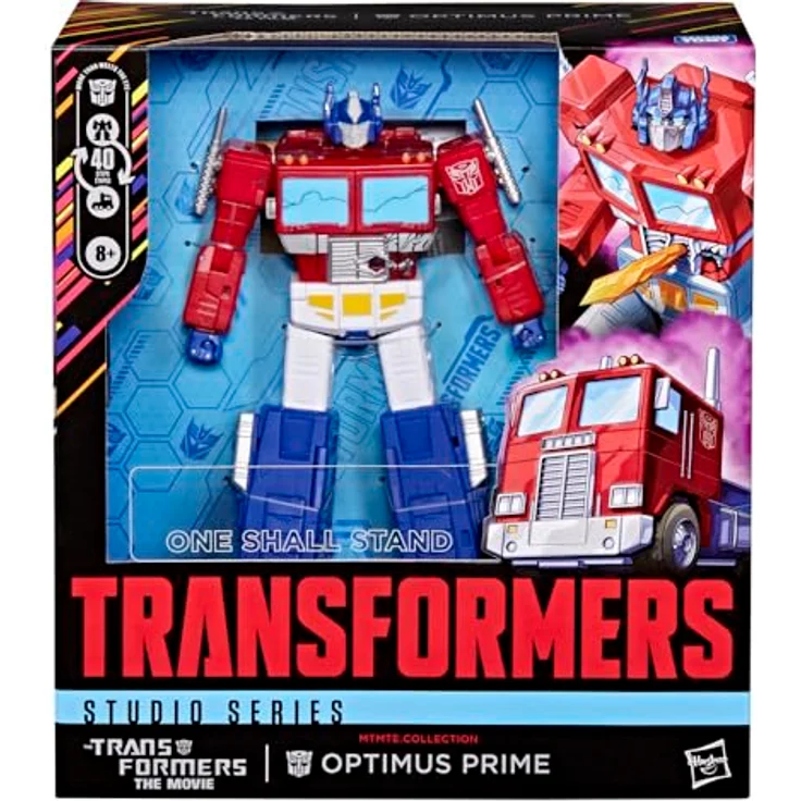 Hasbro The Transformers: The Movie Studio Series Leader Class Actionfigur MTMTE Collection, Optimus Prime, 18 cm, mit Leadership Matrix und Blaster, 40 Schritte Verwandlung – Bild 3