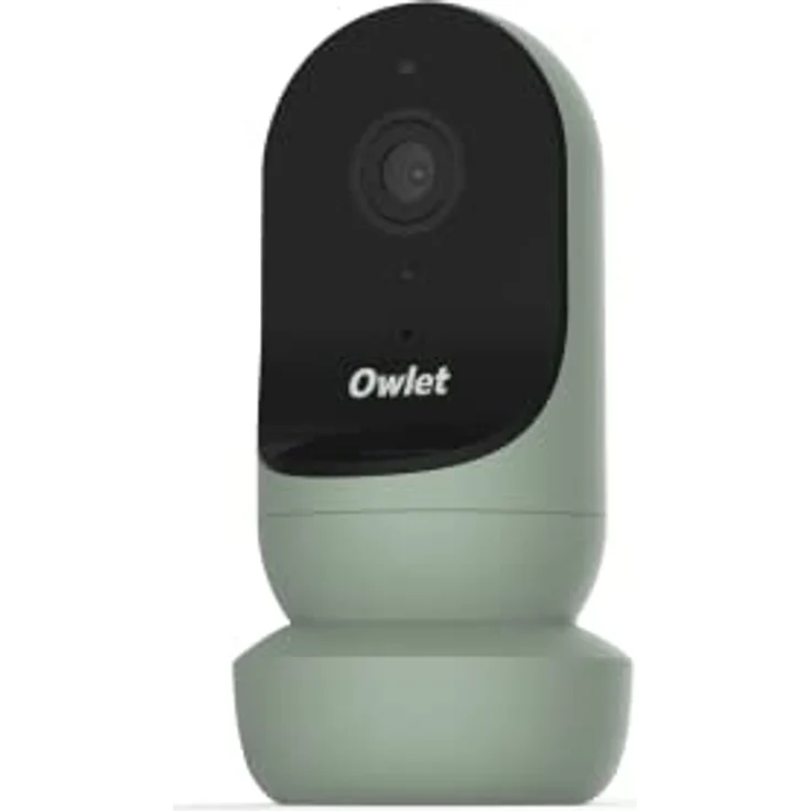 OWLET Cam 2 - Babyphone mit Kamera und App - mobiles Videobabyphone mit Weinen- und Bewegungsmeldungen - für sichere, verschlüsselte HD-Videos - mit Smartphone abrufbar, Salbeigrün – Bild 3