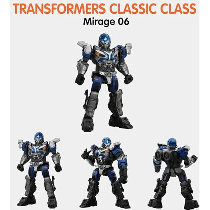 BLOKEES Transformers Figuren - Classic Class 06: Mirage - Sammelfigur mit einzigartigen Fähigkeiten und kultigem Design – Bild 2