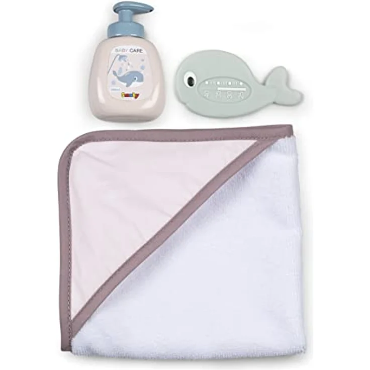 Smoby - Baby Nurse elektronische Puppen-Badewanne - Wanne mit Funktionen und viel Zubehör, Puppen-Zubehör für Puppen bis 42 cm, für Kinder ab 3 Jahren – Bild 3