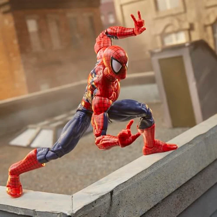 Hasbro Marvel Legends Maximum Series Spider-Man Actionfigur, 15 cm, rot, detailgetreu und aufwendig gestaltet – Bild 12