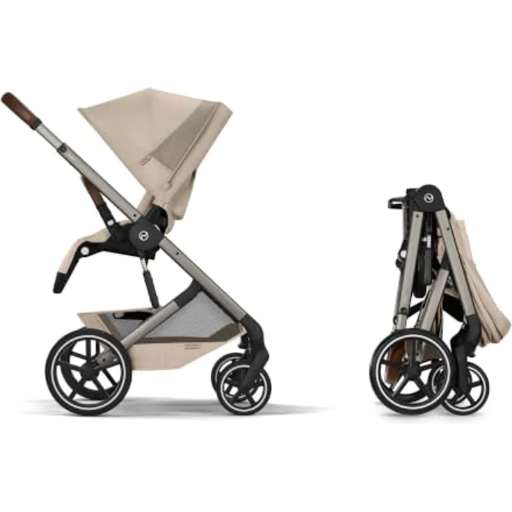 Cybex Balios S Lux Kinderwagen, flexibler Buggy mit Sitzeinheit, XXL-Sonnenverdeck und großem Einkaufskorb, ab Geburt bis 4 Jahre (22 kg) – Bild 7