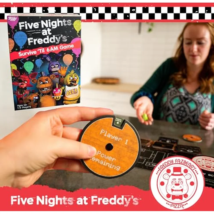 FUNKO GAMES Five Nights at Freddy's - Überlebe bis 06:00 - Strategisches Brettspiel für 1-2 Spieler, geeignet für Erwachsene & Kinder ab 8 Jahren – Bild 4