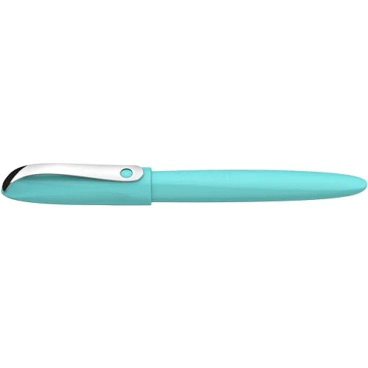 SCHNEIDER Füllhalter Wavy A, ergonomischer Schulfüller mit Edelstahlfeder und türkisfarbenem Kunststoffschaft – Bild 5