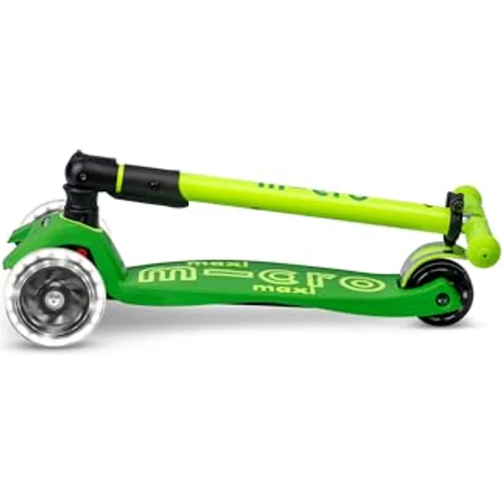 Micro Maxi Micro Deluxe Foldable Neon Miniscooter mit LED-Rädern, klappbar, leuchtend – Bild 6