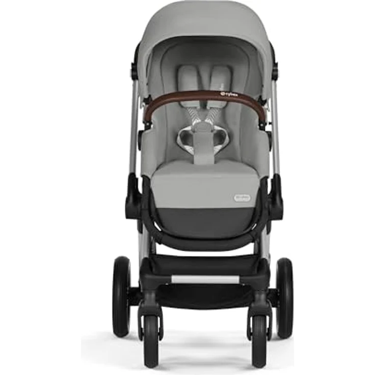 Cybex Gold Kinderwagen EOS Lux 2-in-1, Reisesystem, Stone Grey, ab Geburt bis 22 kg – Bild 2
