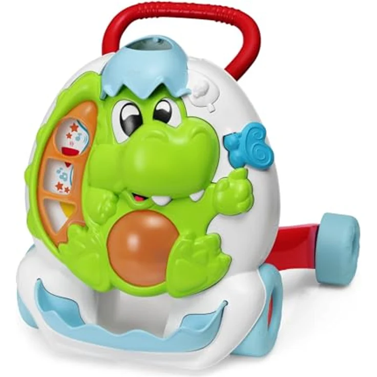 Chicco Dino Lauflerner First Steps, Dinosaurier geformt Toddler's mit elektronischem Activity Center, mit Lichtern und Geräuschen, große Räder für mehr Stabilität, ergonomischer Lenker – Bild 5