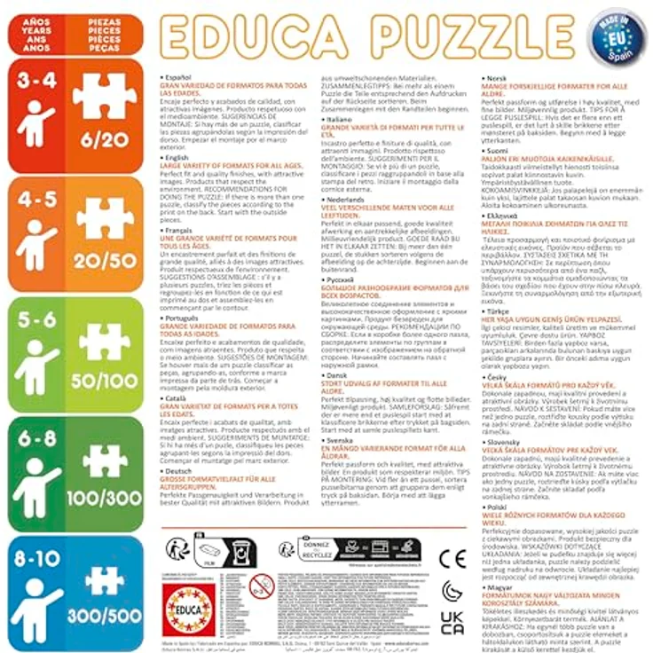 Educa KinderPuzzle 300 Teile | Disney Stitch, 40 x 28 cm, empfohlen für Kinder ab 8 Jahren – Bild 3