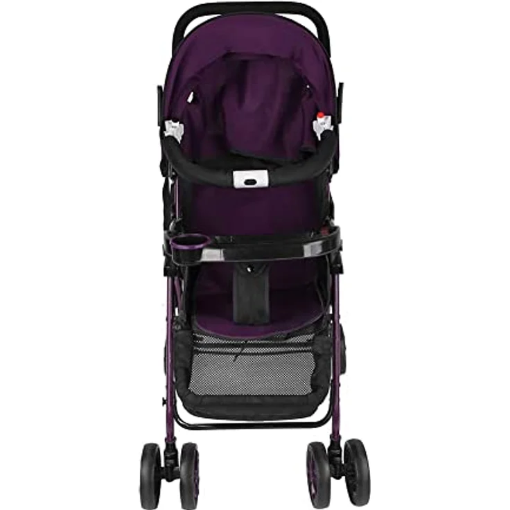 Kunststoff and Stahlrohr Kinderwagengriff Sicherheitsbügel Buggy Universal Griff Sicherheitsarmlehne Stoßstange verstellbarer Kinderwagen für Kinderwagenzubehör schwarz grün (schwarz) – Bild 4
