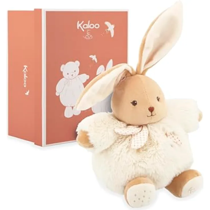 Kaloo Kuscheltier Hase, Plüsch Creme, extra weich und nachhaltig, 17 cm