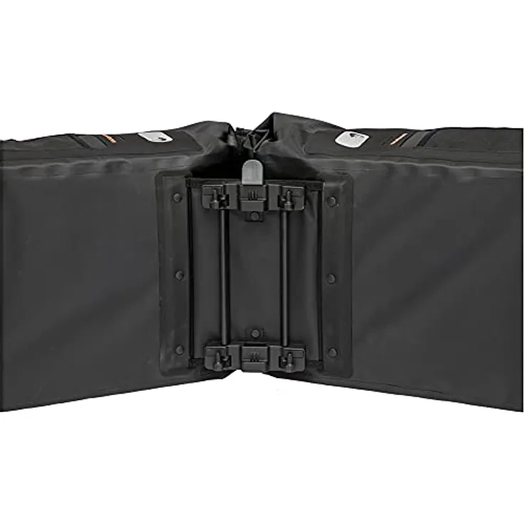 New Looxs Unisex-Adult Varo Double Racktime Doppelte Fahrradtasche, Black, 40 Liter