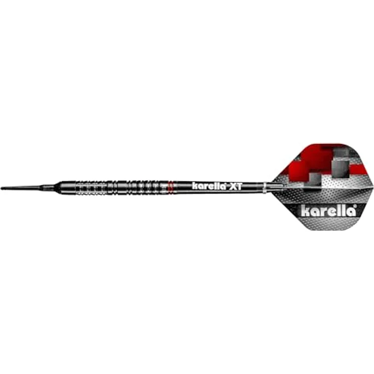 Karella SuperDrive 90% Tungsten Softdart, 20g, für elektronische Dartscheibe, 2BA Gewinde, 3 Dartpfeile mit Kunststoffspitze, Dartautomat, Wolfram, Profidart mit Flight und Shaft – Bild 3