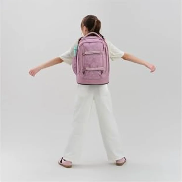 Satch Pack Magnolia Dream, Ergonomischer Schulrucksack mit 30L Stauraum und Organisationsfächern, Rosa – Bild 3