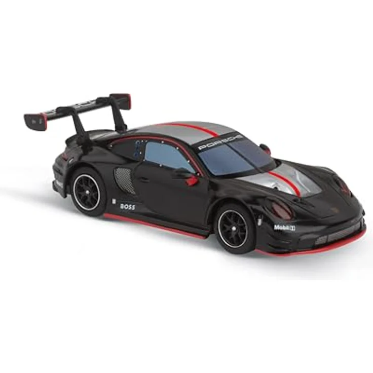 Carrera Hybrid Porsche 911 GT3 R Black Devil 1:50 Rennbahnauto mit Front- und Rücklichtern, USB-C-Aufladung, Mobile App-Steuerung – Bild 5