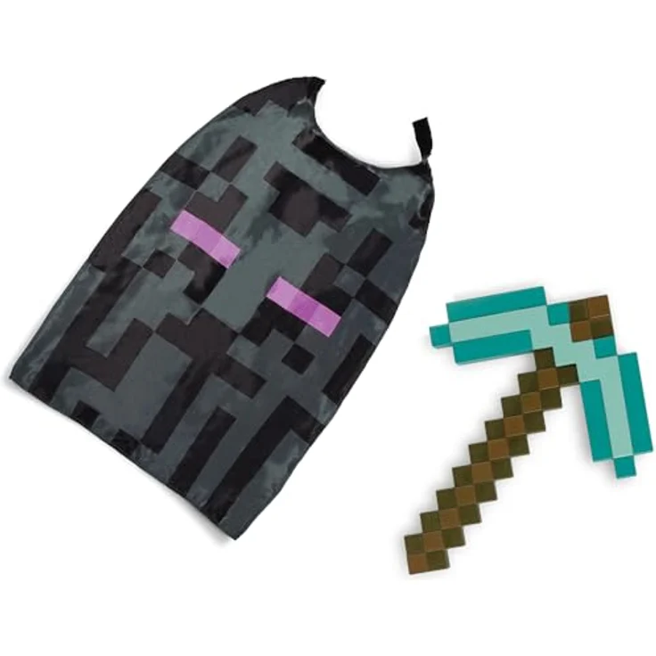 Disguise Minecraft Pickaxe and Cape Costume Set, Official Minecraft Costume Accessories for Kids, One Size - Durable and Flexible Design, High-Quality Material, Includes Accessories – Bild 2