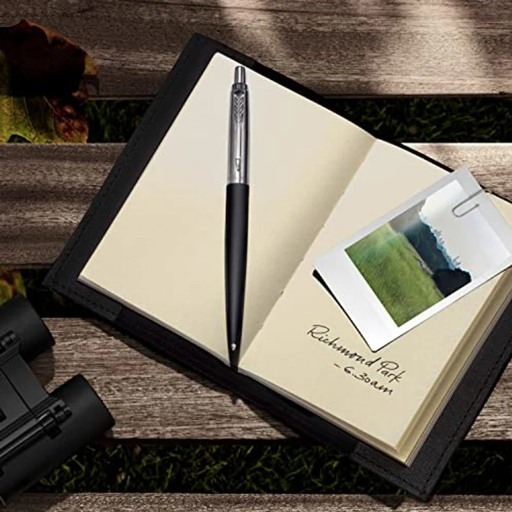 Parker Pen IM Dark Espresso C.C., hochwertiger Schreibstift mit stabiler Edelstahlfeder, Anthrazit – Bild 4