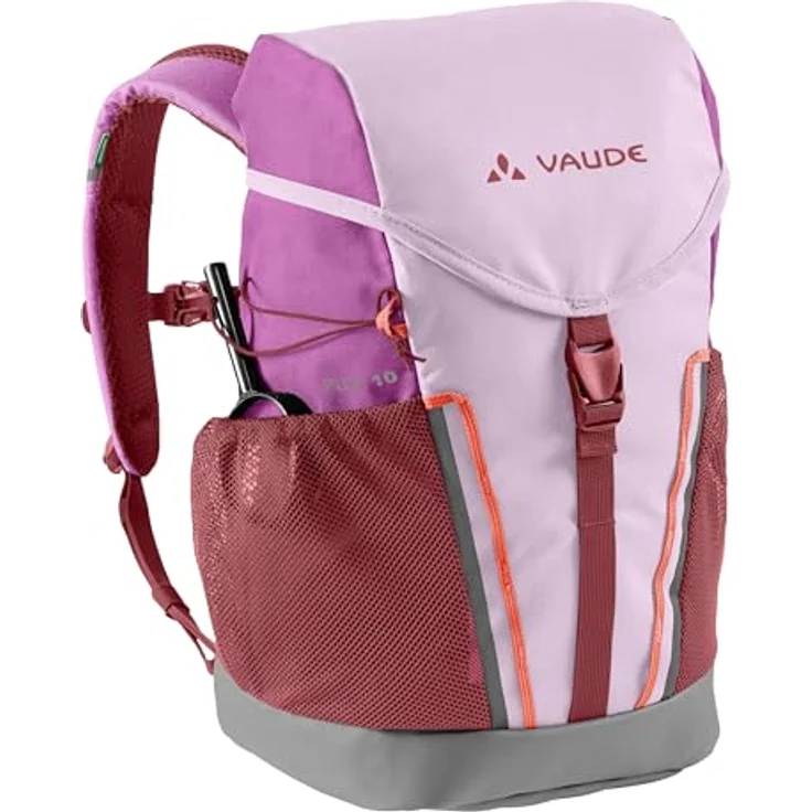 Vaude Puck 10, Kinderrucksack 38 cm, rosa, aus 100% Polyester, 24 x 11 cm – Bild 2