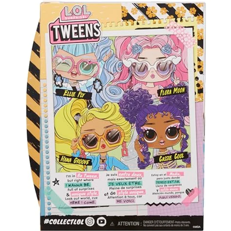 L.O.L. SURPRISE! Anziehpuppe L.O.L. Surprise Tweens Core Doll - Hana Groove, bewegliche Modepuppe mit 15 Überraschungen, ca. 17 cm groß – Bild 6