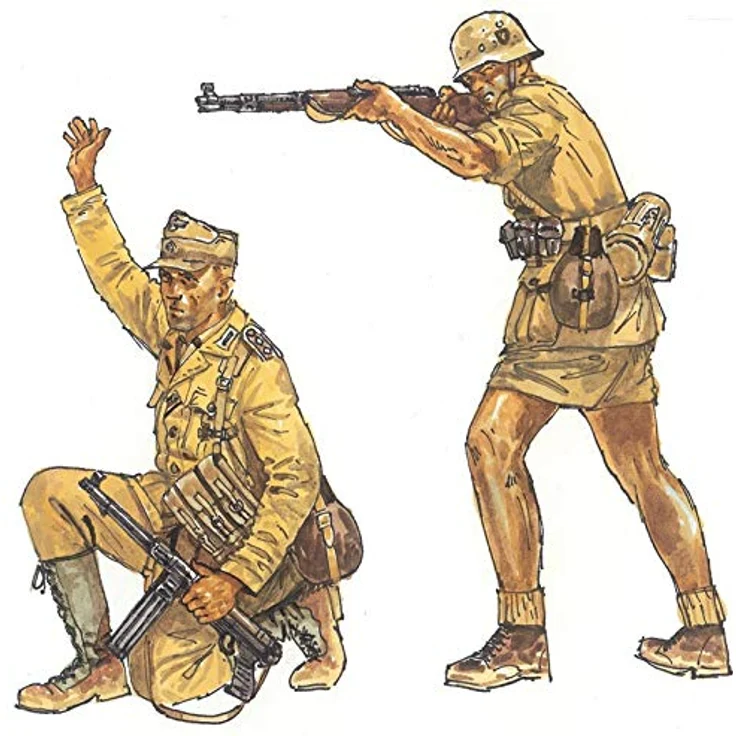 Italeri 510006076 - 1:72 WW2 Deutsche Afrika Truppengattung – Bild 2