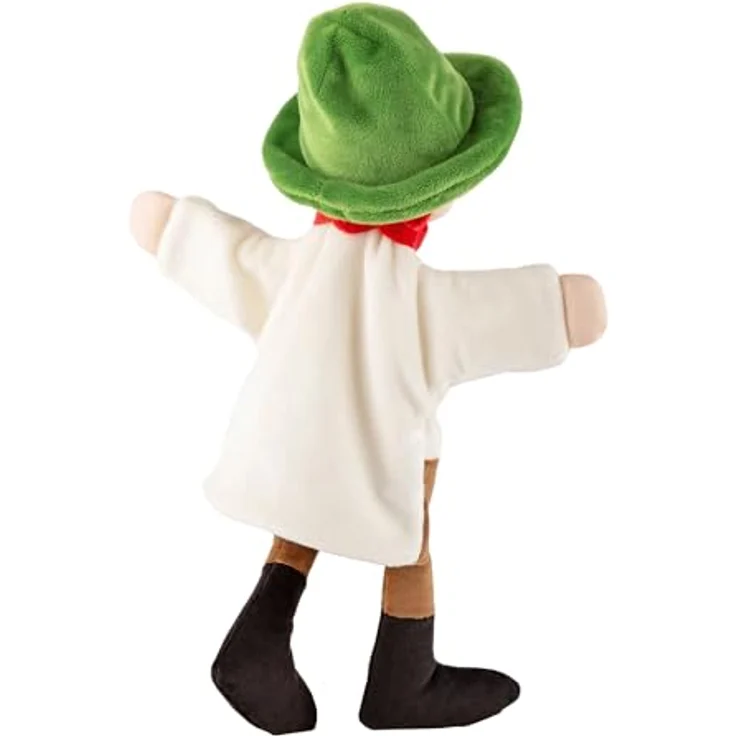 Sigikid 43344 Handspielpuppe Seppl, Kuschelweicher Microplüsch, beige, OneSize – Bild 2