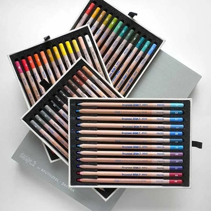 Bruynzeel - 48 Pastellbuntstifte in luxuriösem Etui – Bild 3