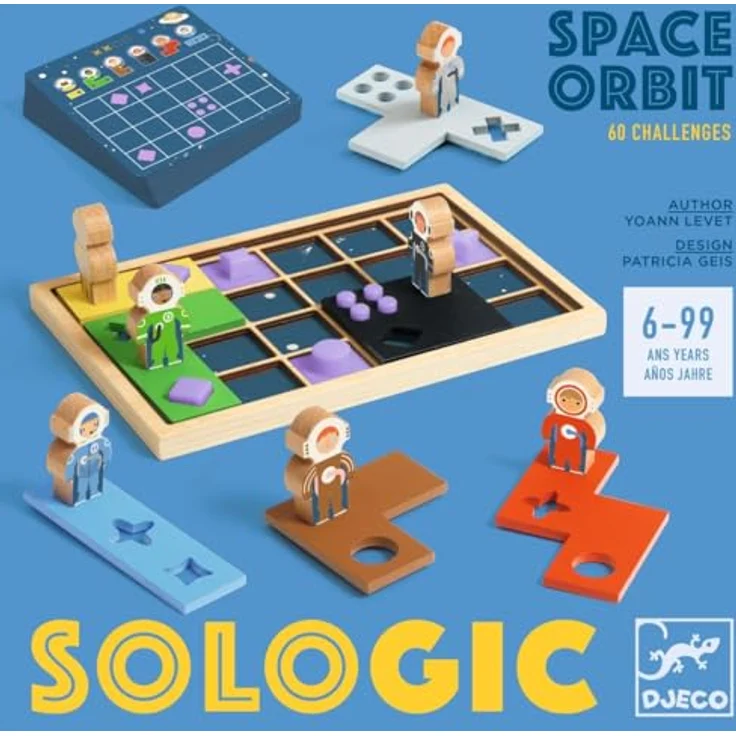 DJECO Logikspiel Space Orbit, strategisches Brettspiel für logisches Denken, Referenznummer DJ00817 – Bild 1