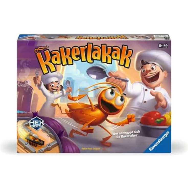 Ravensburger 20800 - Kakerlakak - Aktionsspiel mit elektronischer Kakerlake, Kinderspiele ab 5 Jahren, für 2-4 Personen, Familienspiele, jetzt im neuen Design – Bild 1
