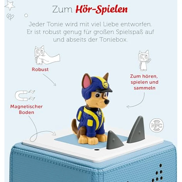 tonies Hörspielfigur Paw Patrol - Jungle Pups: Chase, interaktive Hörfigur für Toniebox – Bild 3