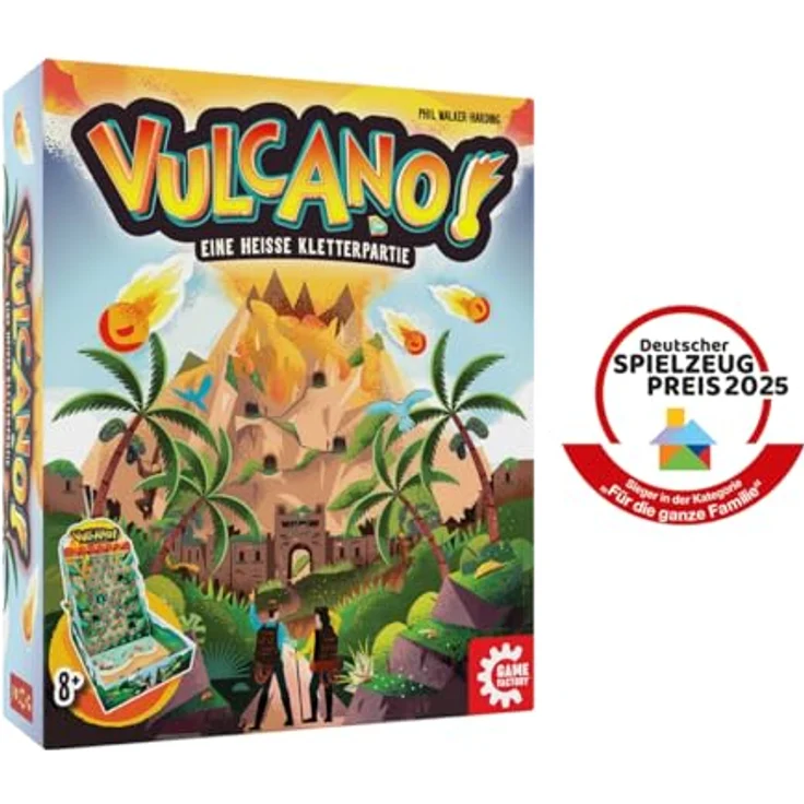 Game Factory VULCANO, actionreiches Kletterspiel für die ganze Familie, Gesellschaftsspiel für 2-4 Spieler, ab 8 Jahren, deutsche Spielzeugpreis Gewinner 2025 – Bild 2