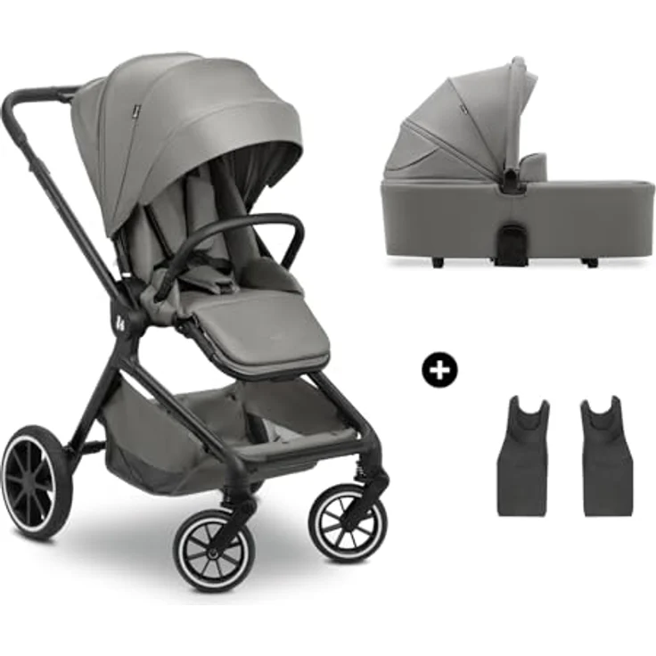 Hauck Kombi-Kinderwagen Move N Care Set - Dark Grey inkl. Gratis Mobilitätsgarantie – Bild 1