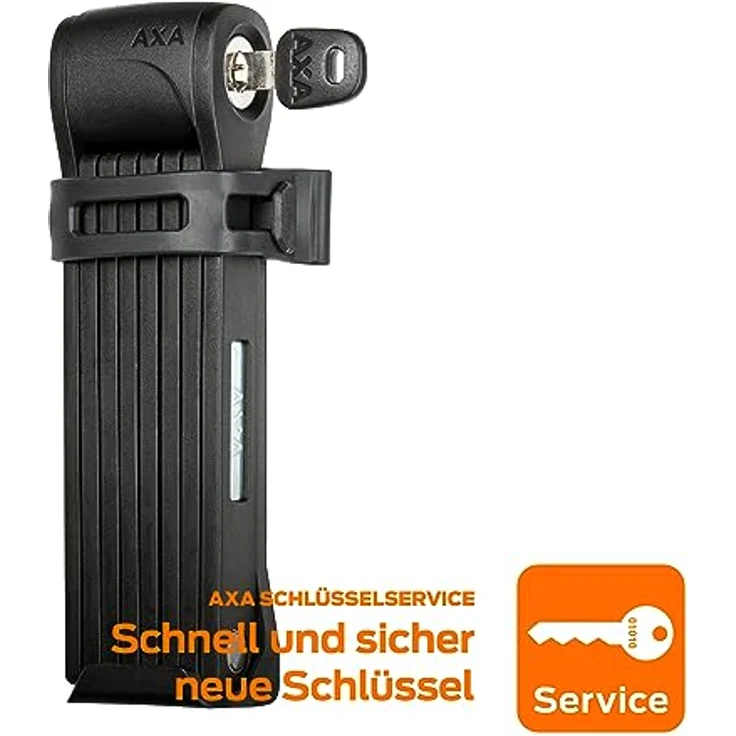 Axa Faltschloss Fold 100 Lite schwarz – Bild 4