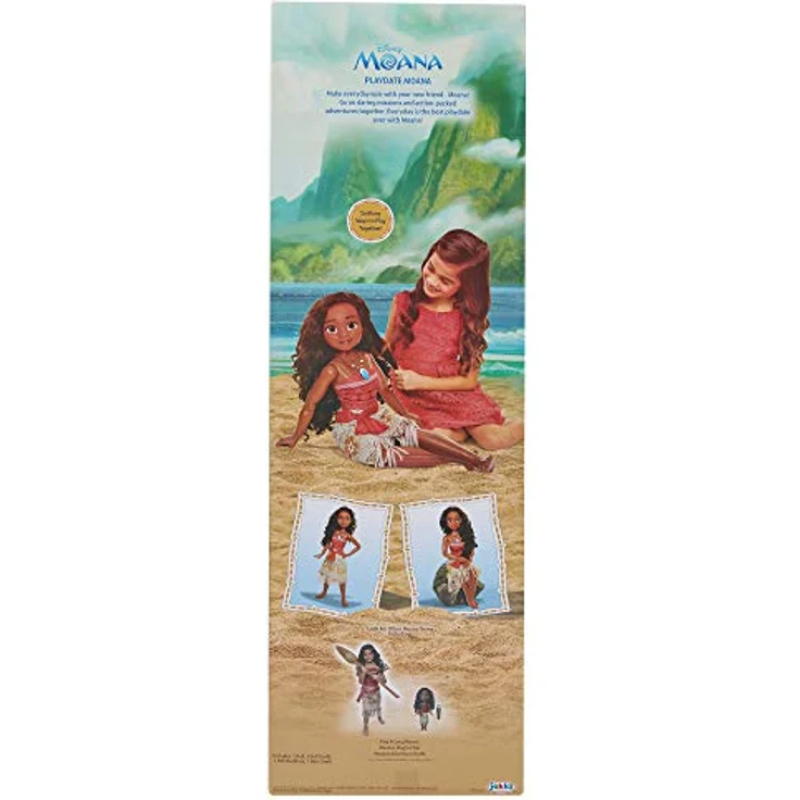 Jakks Pacific Disney Vaiana-Puppe, 80 cm, voll beweglich mit langem, welligem Haar und Styling-Kamm – Bild 9