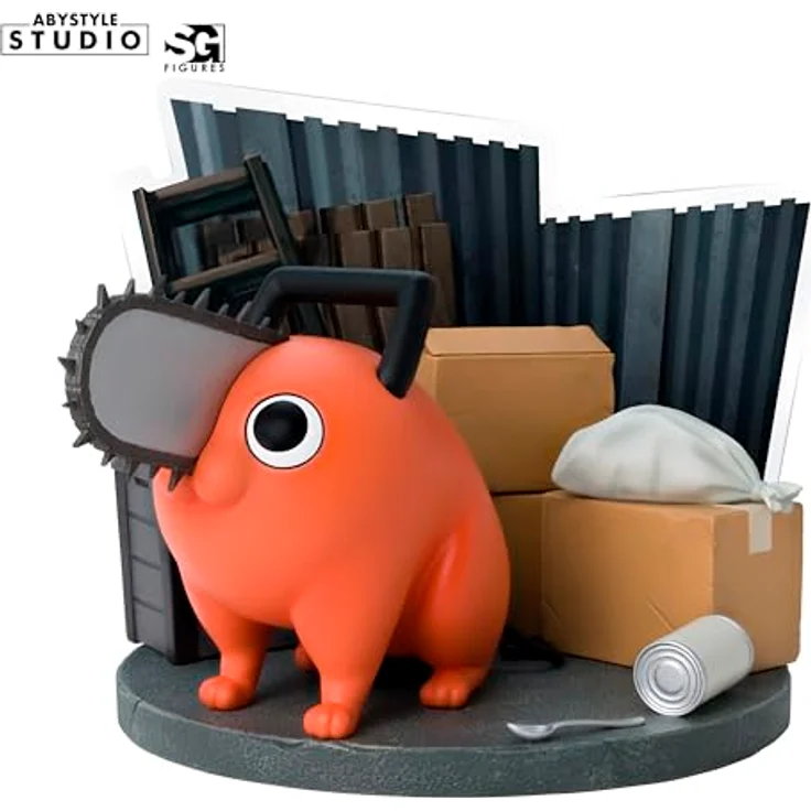 ABYstyle Studio Chainsaw Man - Figurine Pochita, hochwertige Sammelfigur aus robustem PVC mit authentischem Design und leuchtenden Farben – Bild 5