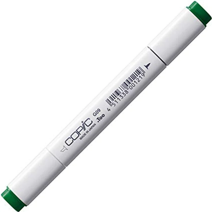 Copic Classic Marker Typ G - 09, Veronese Green, professioneller Layoutmarker mit dualem Spitzensystem, schnelltrocknend – Bild 1