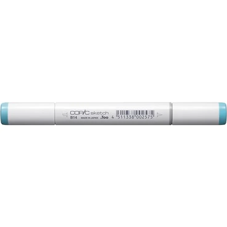 Copic COPIC Sketch Marker Typ B - 14, Light Blue, professioneller Pinselmarker mit Super-Brush- und Medium-Broad-Spitze, schnelltrocknend und wischfest – Bild 3